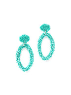 Fiesta Beaded Loop Earrings