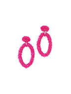 Fiesta Beaded Loop Earrings