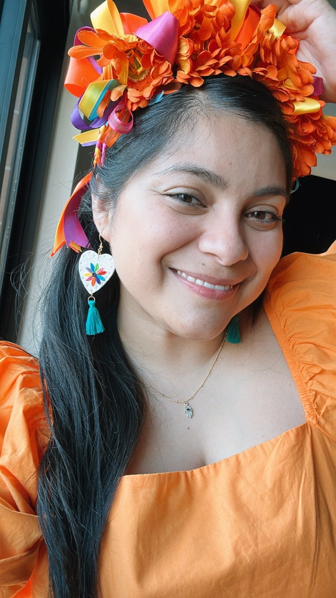 Fiesta Otomi Tassel Earrings La Vie Bien Fiesta Otomi Tassel