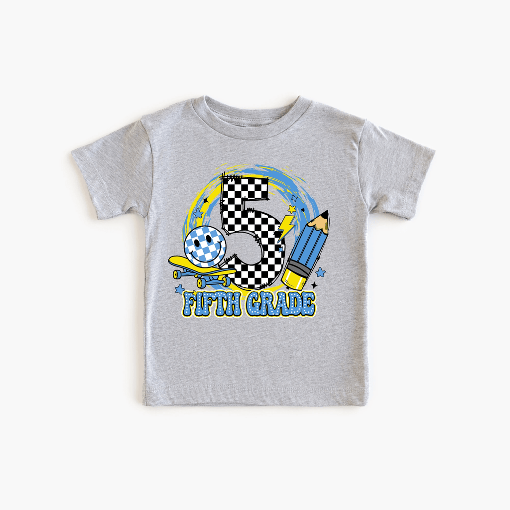 Fifth Grade Boy T-shirt, toddler and youth sizes, back to school collection by Benny and Ray Apparel