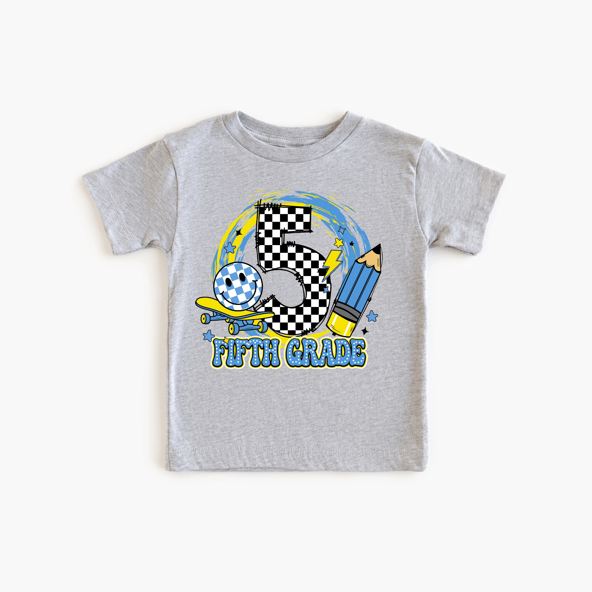 Fifth Grade Boy T-shirt, toddler and youth sizes, back to school collection by Benny and Ray Apparel