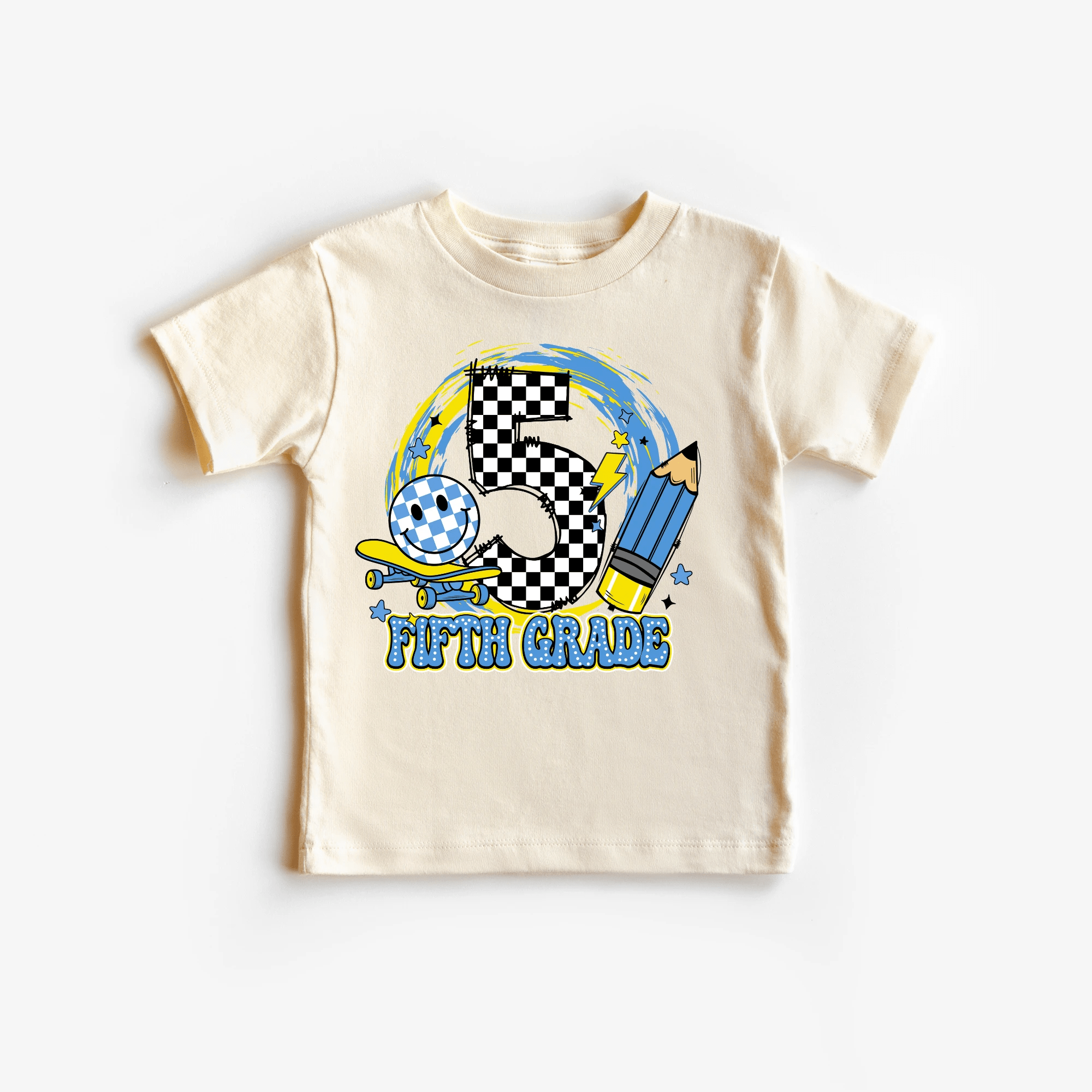 Fifth Grade Boy T-shirt, toddler and youth sizes, back to school collection by Benny and Ray Apparel