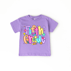 Fifth Grade Girl tee shirt - Back to school collection by Benny and Ray Apparel