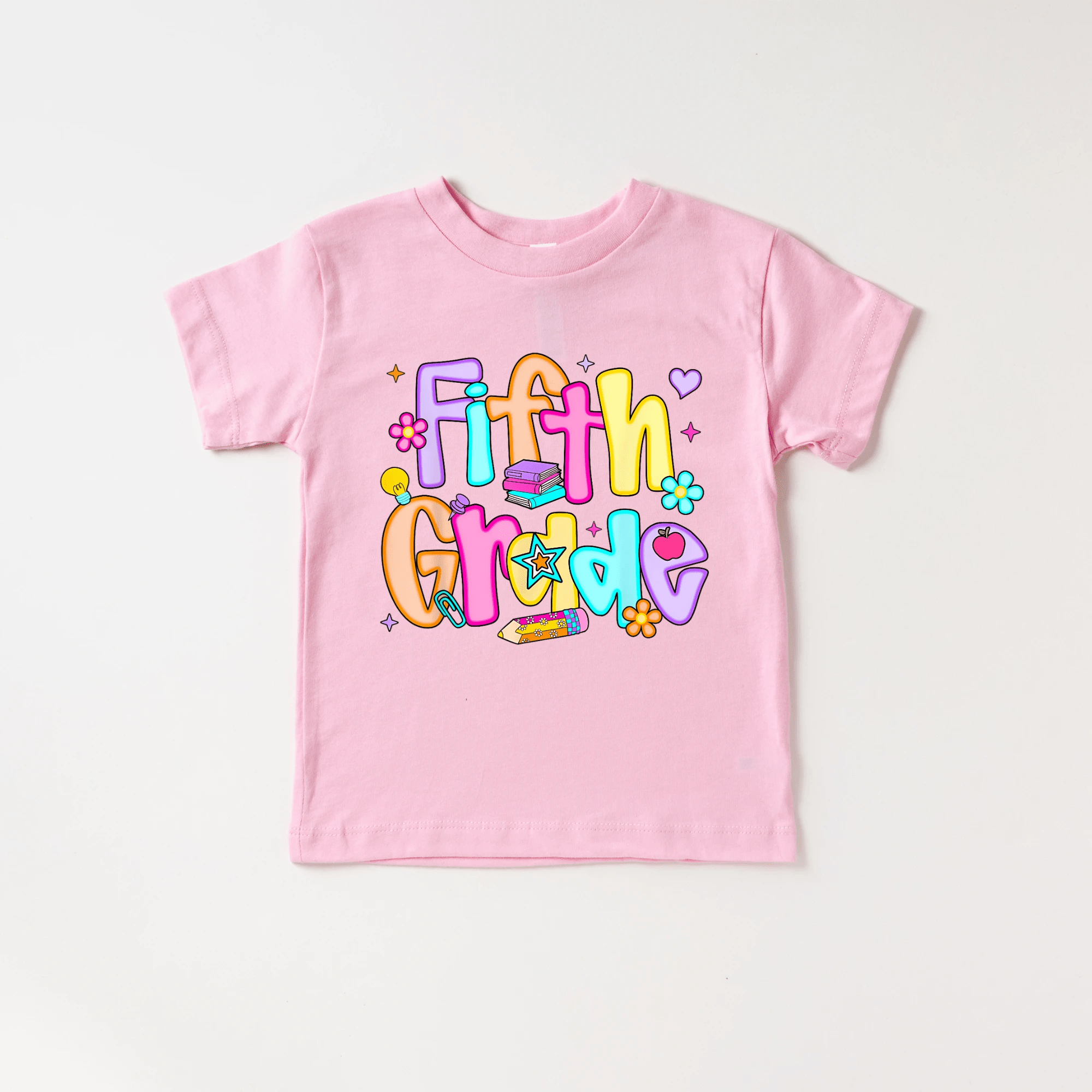 Fifth Grade Girl tee shirt - Back to school collection by Benny and Ray Apparel