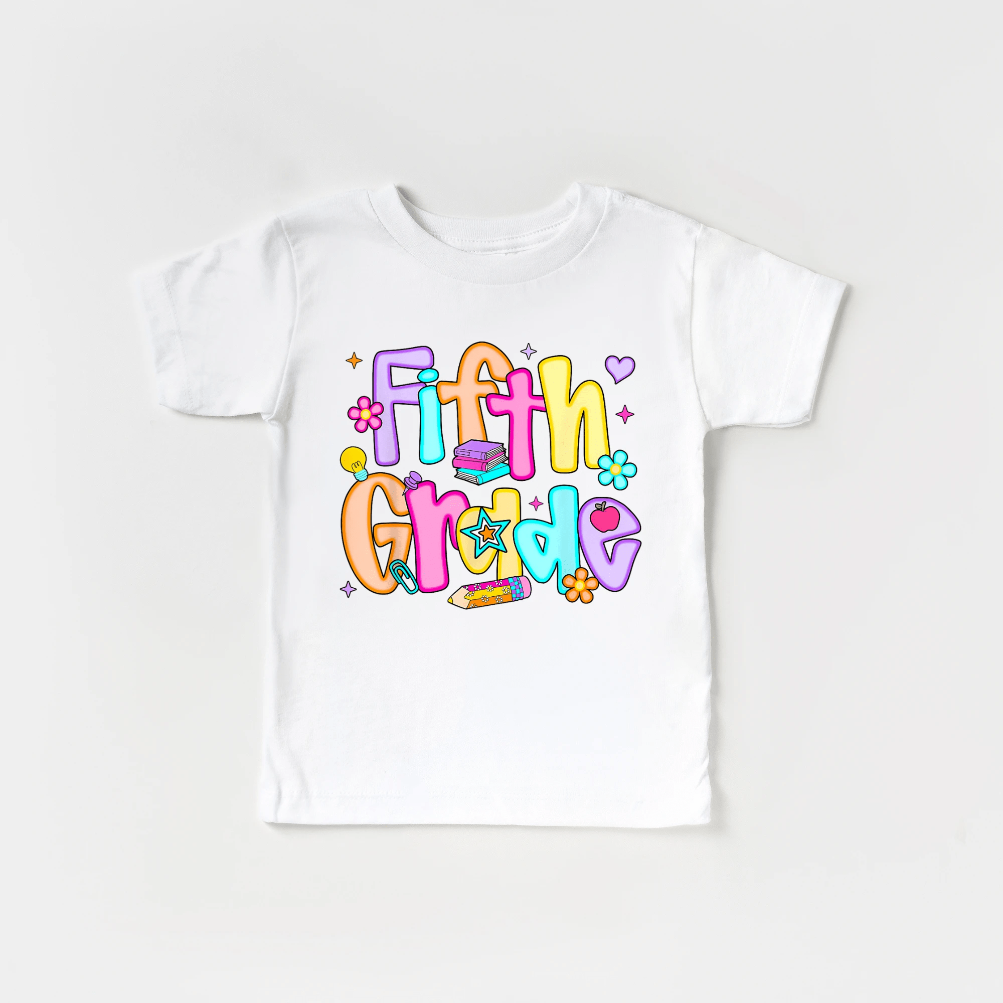 Fifth Grade Girl tee shirt - Back to school collection by Benny and Ray Apparel