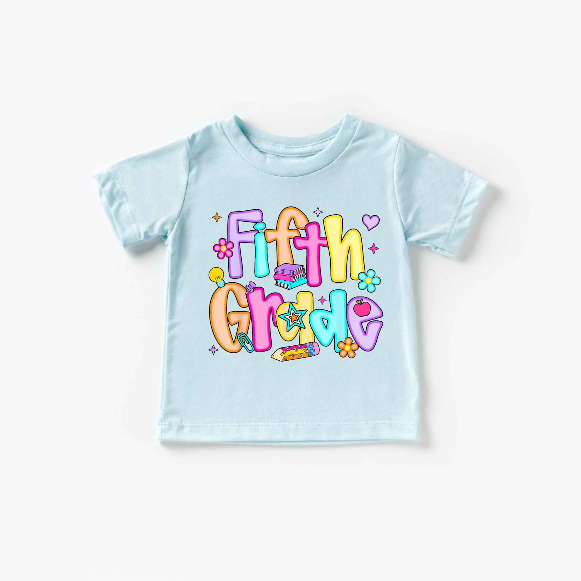 Fifth Grade Girl tee shirt - Back to school collection by Benny and Ray Apparel