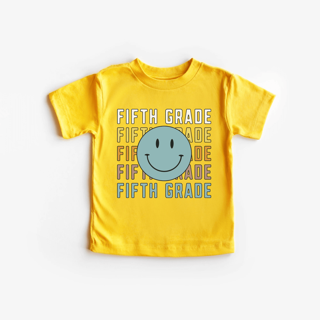 Fifth Grade kid's tee shirt, back to school collection by Benny and Ray Apparel