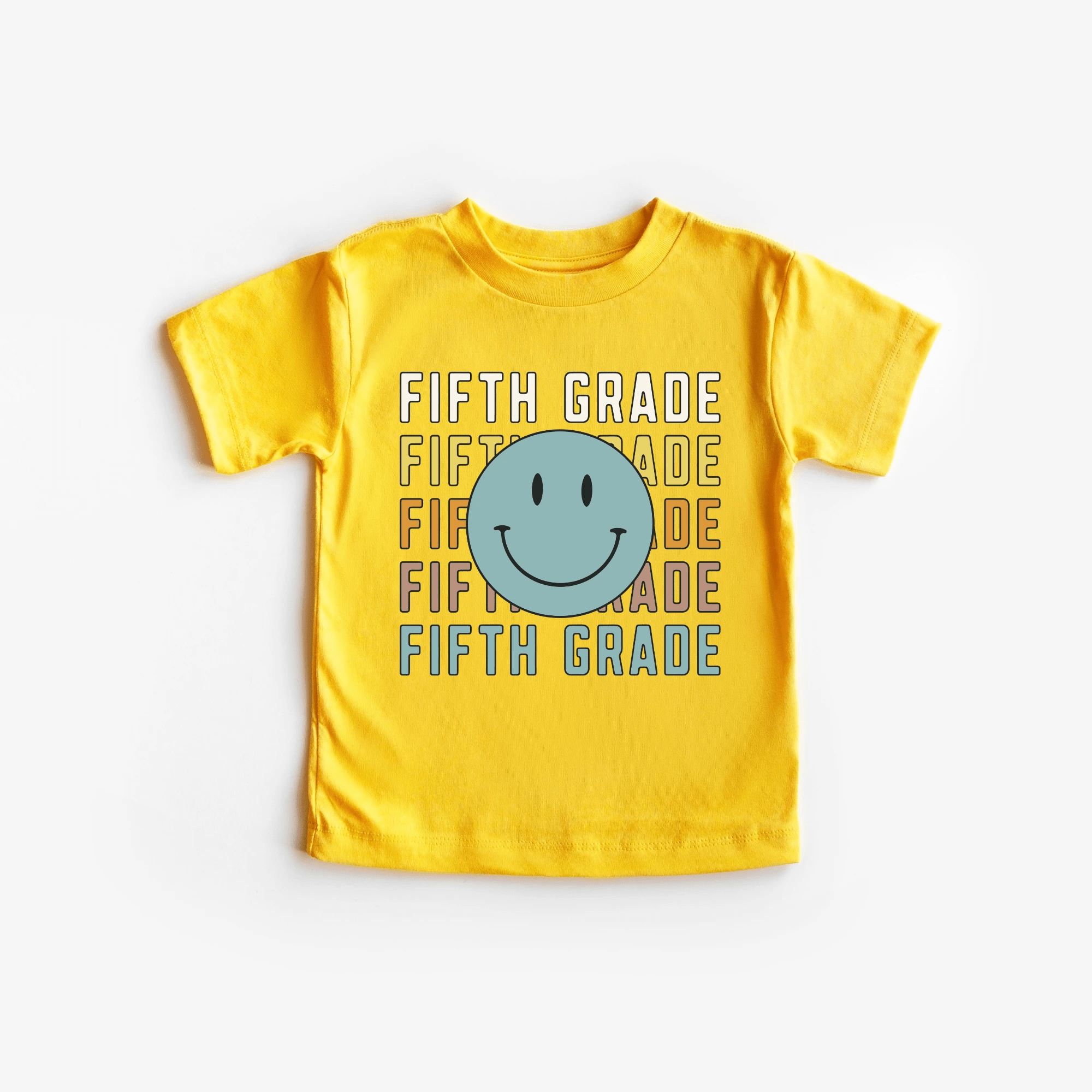 Fifth Grade kid's tee shirt, back to school collection by Benny and Ray Apparel