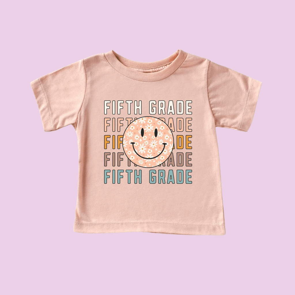 Fifth Grade kid's tee shirt, back to school collection by Benny and Ray Apparel