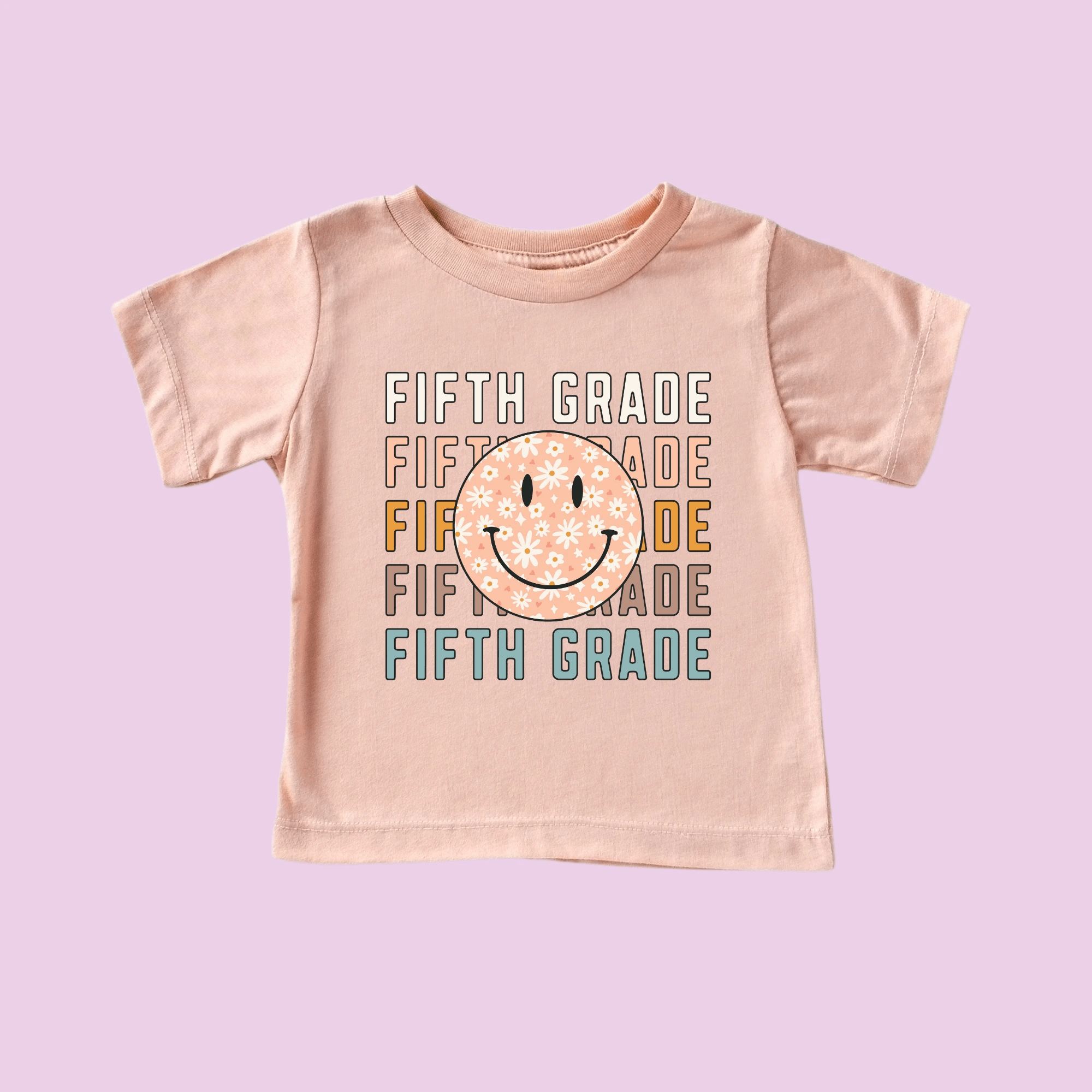 Fifth Grade kid's tee shirt, back to school collection by Benny and Ray Apparel