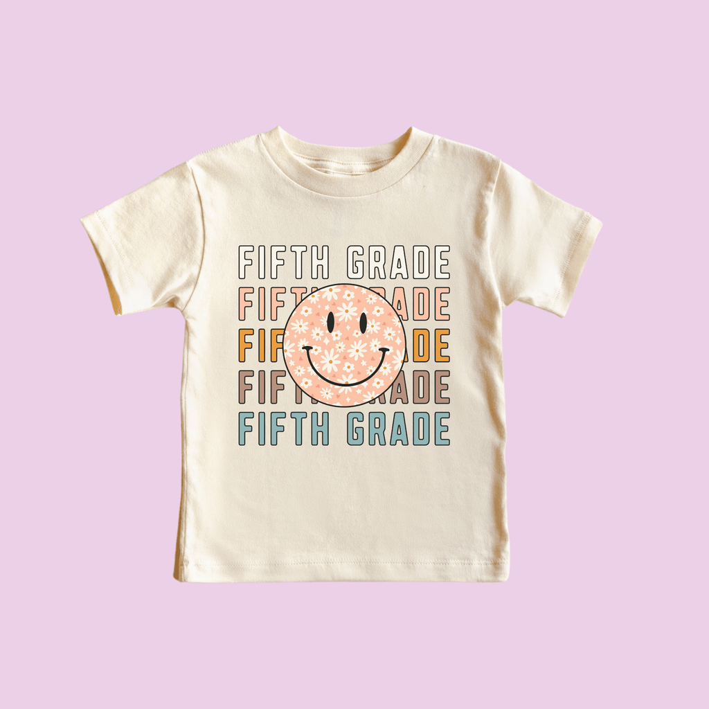Fifth Grade kid's tee shirt, back to school collection by Benny and Ray Apparel
