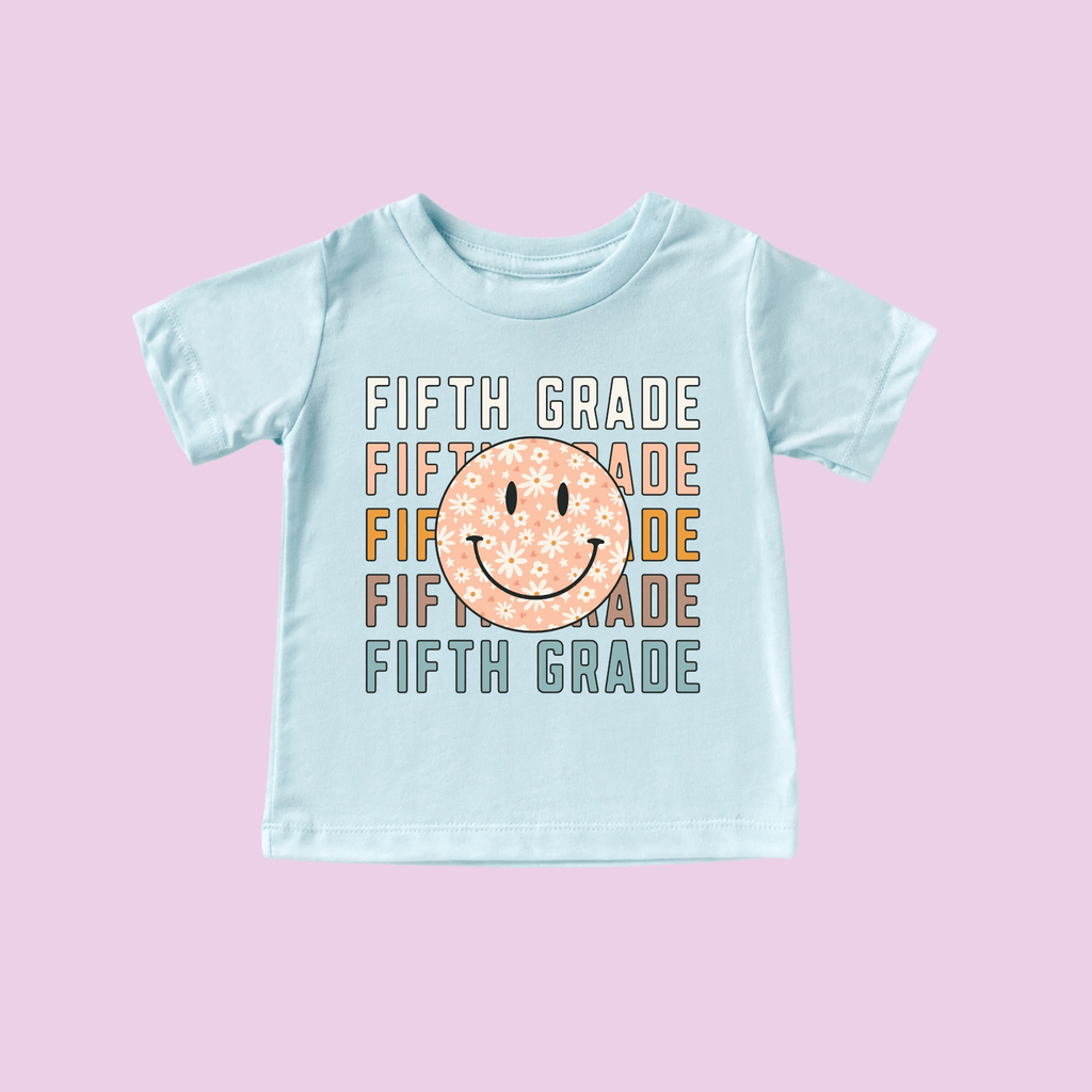 Fifth Grade kid's tee shirt, back to school collection by Benny and Ray Apparel