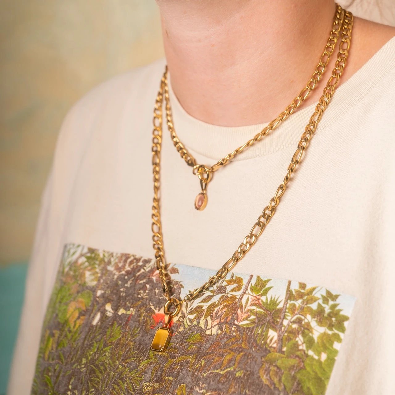 Figaro Chain Necklace by Oh Clementine