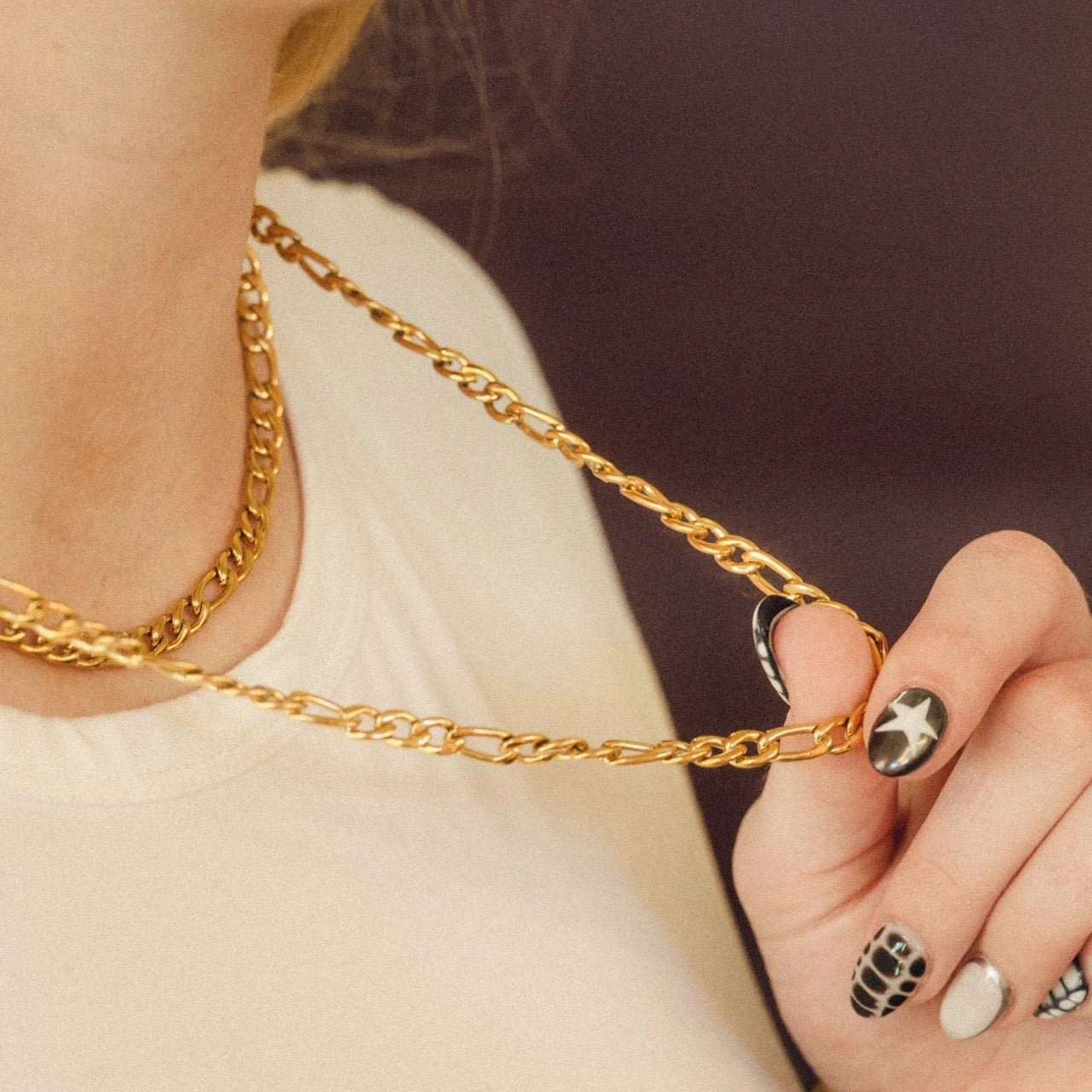 Figaro Chain Necklace by Oh Clementine