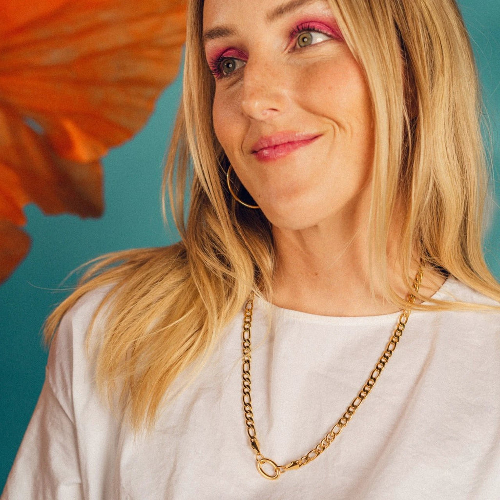 Figaro Chain Necklace by Oh Clementine
