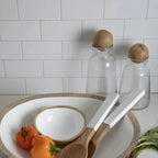 Baylor Decanter with Mango Wood Stopper, Medium by White Cliff Studio