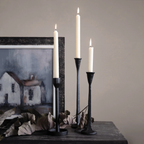 Cast Iron Taper Candle Holder by White Cliff Studio
