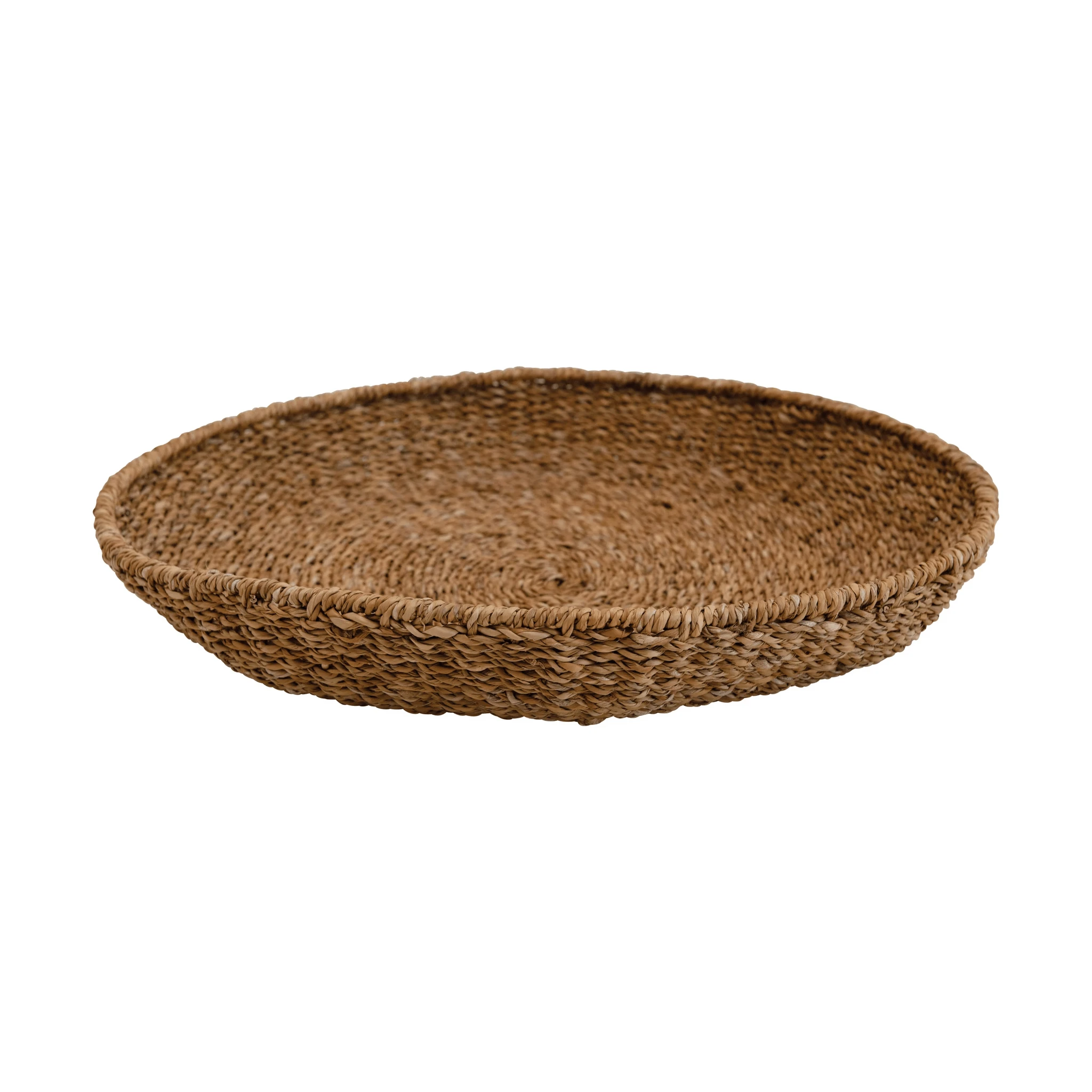 Hand-Woven Seagrass Display Tray by White Cliff Studio