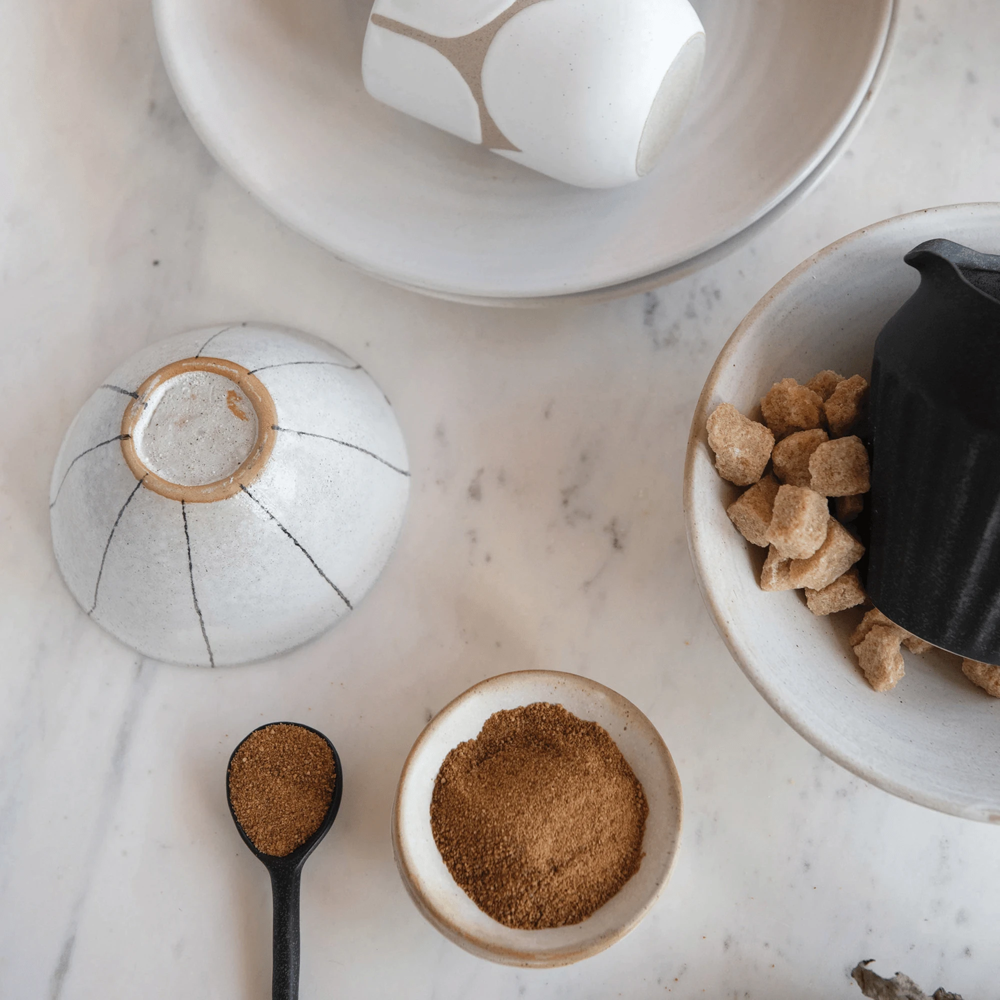 White Matte Stoneware Glazed Bowl by White Cliff Studio