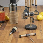 Bailey Rattan Bottle Stopper by White Cliff Studio