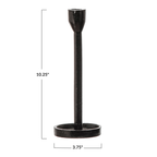 Cast Iron Taper Candle Holder by White Cliff Studio
