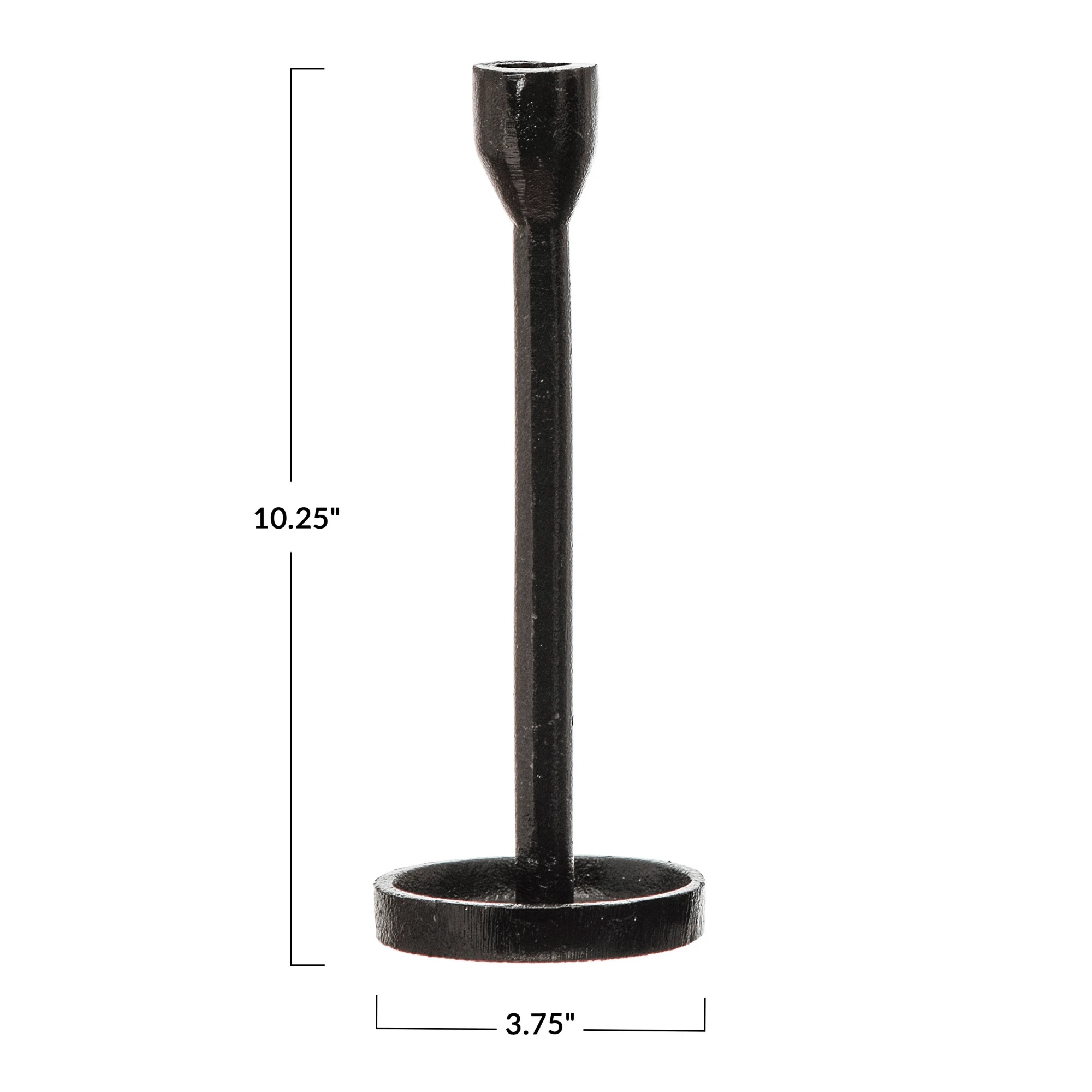 Cast Iron Taper Candle Holder by White Cliff Studio