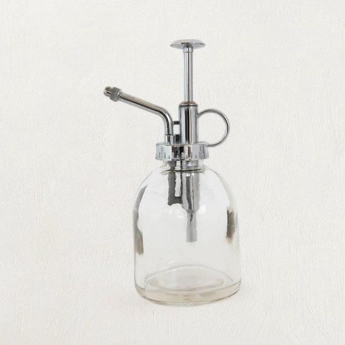Glass Plant Mister with Silver Pump by White Cliff Studio