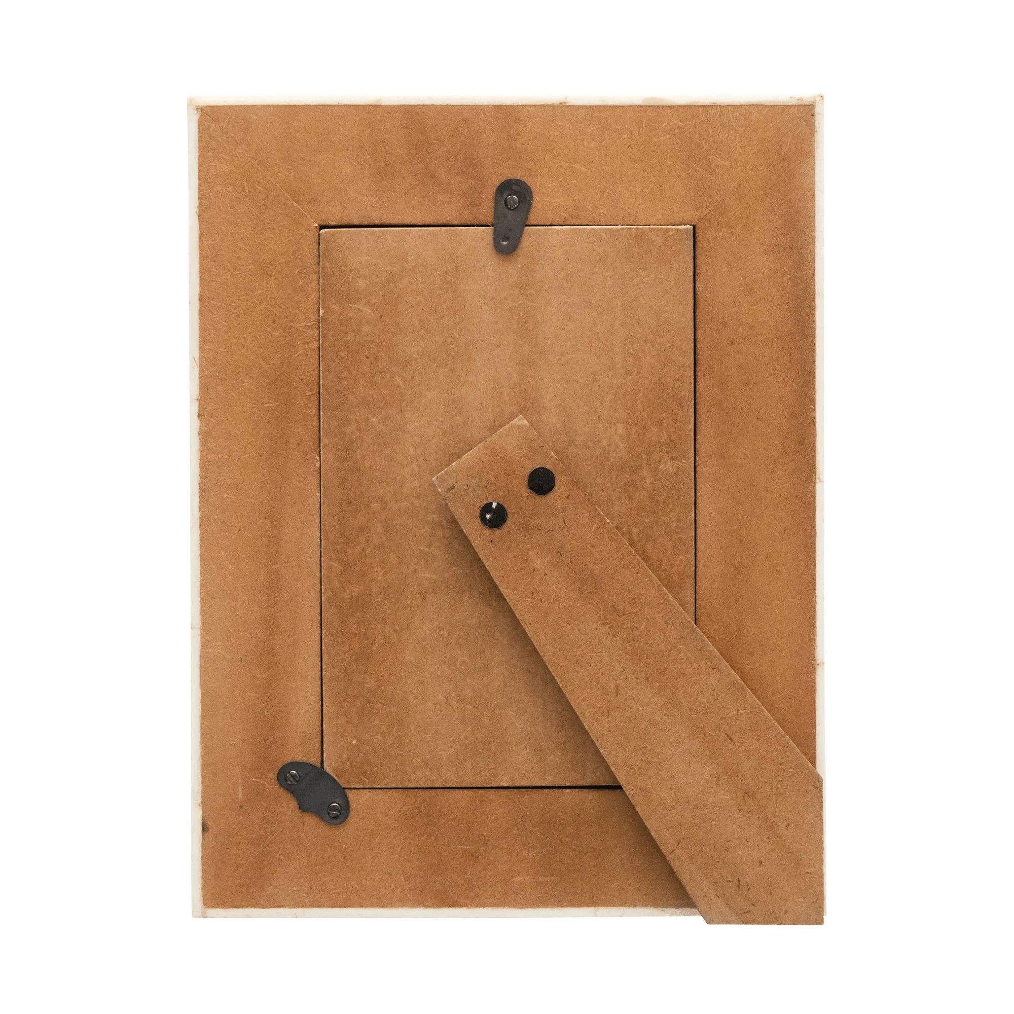 Bone Picture Frame in Natural and Black by White Cliff Studio