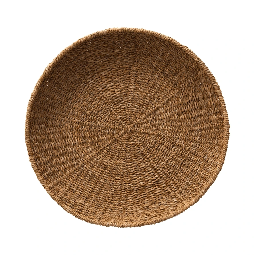 Hand-Woven Seagrass Display Tray by White Cliff Studio