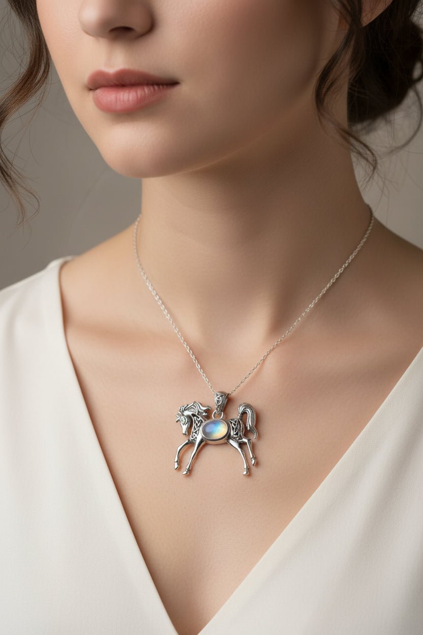 Finbar Horse Necklace Pendant La Vie Bien Finbar Horse Necklace