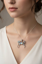 Finbar Horse Necklace Pendant La Vie Bien Finbar Horse Necklace