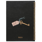 Finders Keepers Ring Bond Hardcover Notebook | Spiral Lined Journal | 144 Lined Pages by The Bullish Store