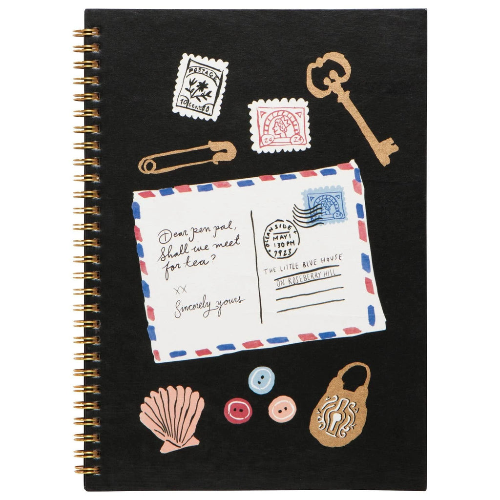 Finders Keepers Ring Bond Hardcover Notebook | Spiral Lined Journal | 144 Lined Pages by The Bullish Store