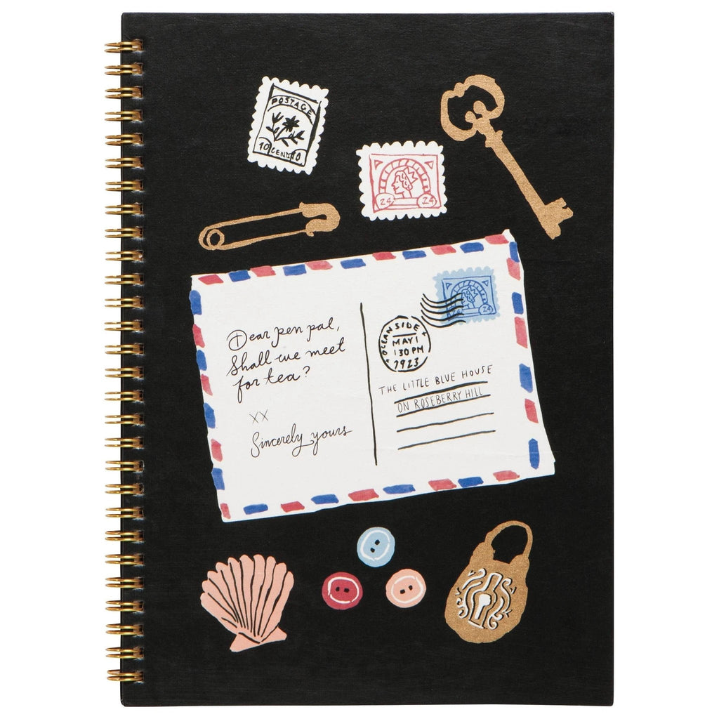 Finders Keepers Ring Bond Hardcover Notebook | Spiral Lined Journal | 144 Lined Pages by The Bullish Store