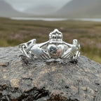 Finnea Irish Claddagh Ring in Sterling Silver Ring La Vie Bien Finnea Irish Claddagh Ring in Sterling Silver