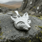 Fiona Fox Necklace in Sterling Silver Pendant La Vie Bien Fiona Fox Necklace in Sterling Silver