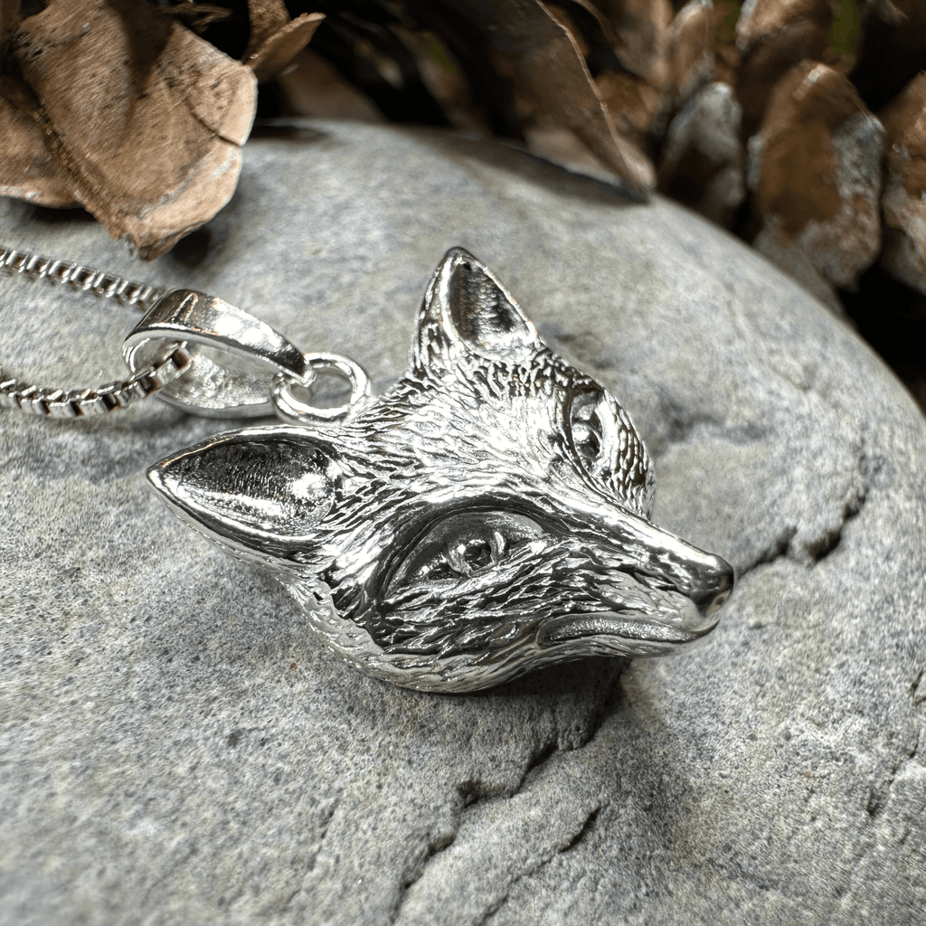 Fiona Fox Necklace in Sterling Silver Pendant La Vie Bien Fiona Fox Necklace in Sterling Silver