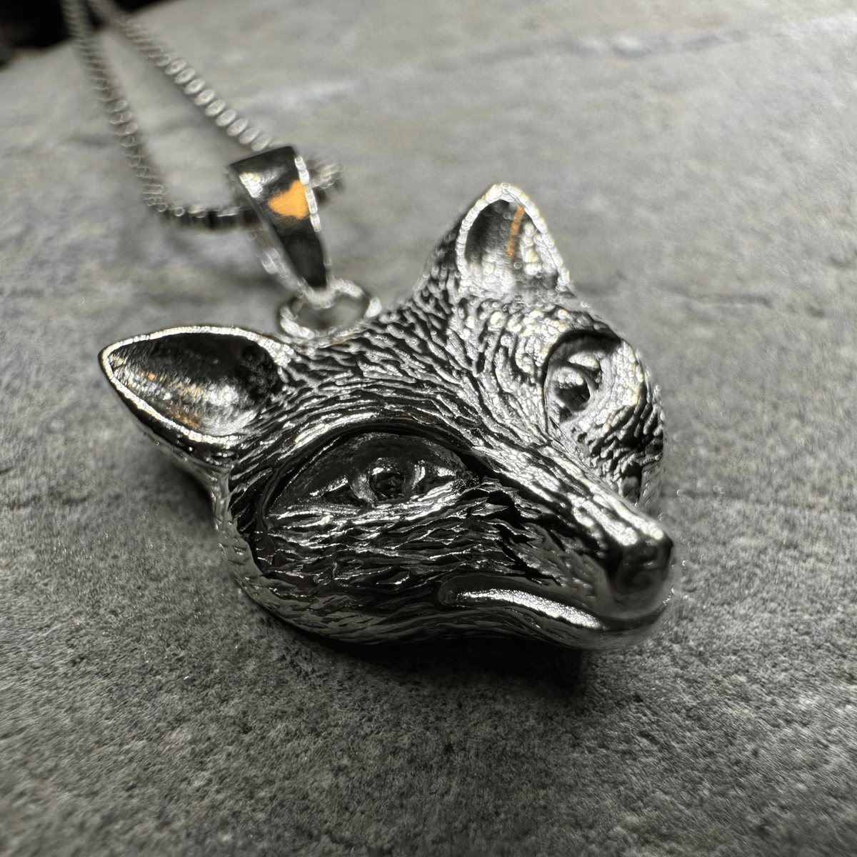 Fiona Fox Necklace in Sterling Silver Pendant La Vie Bien Fiona Fox Necklace in Sterling Silver