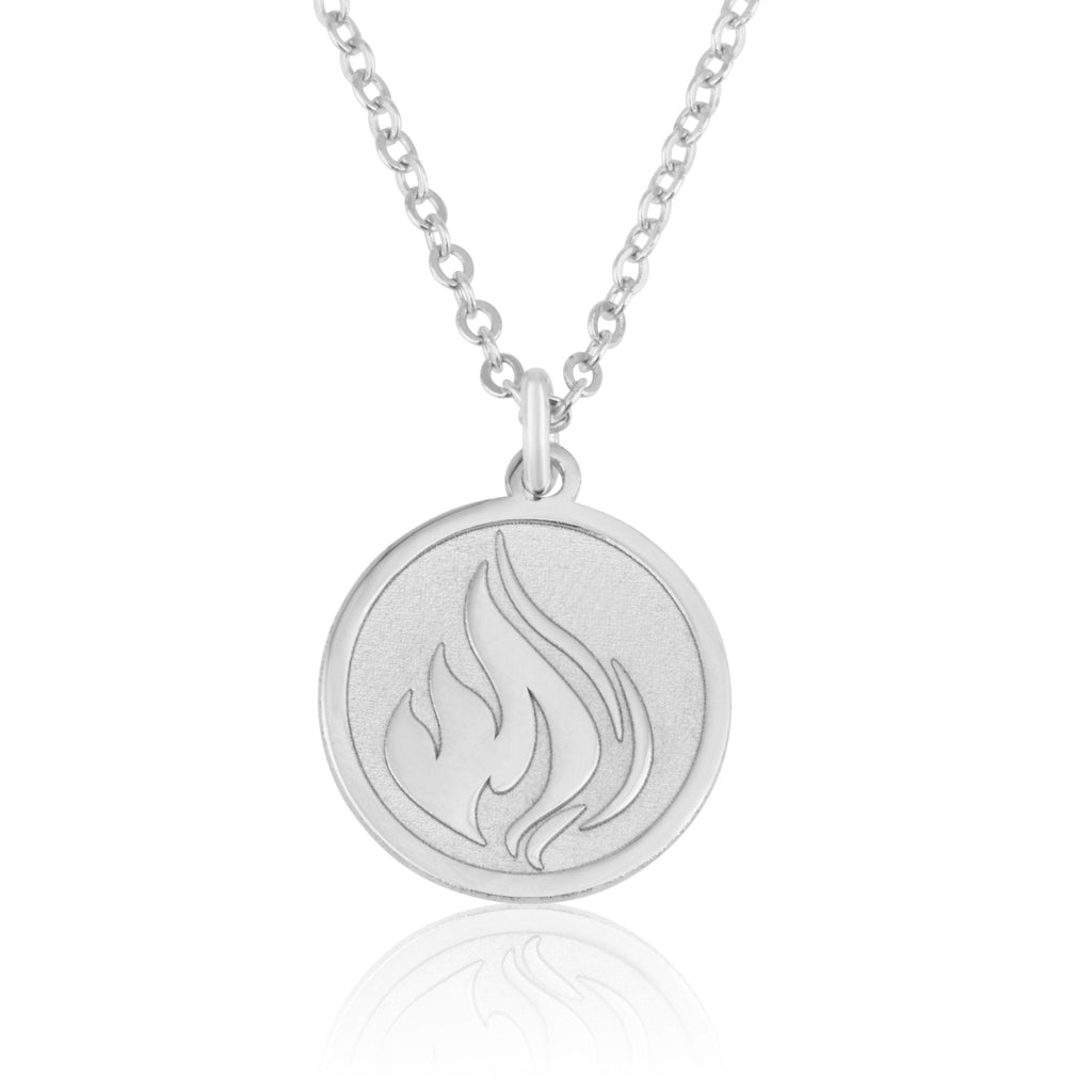 Fire Symbol Necklace La Vie Bien Fire Symbol Necklace