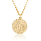 Fire Symbol Necklace La Vie Bien Fire Symbol Necklace