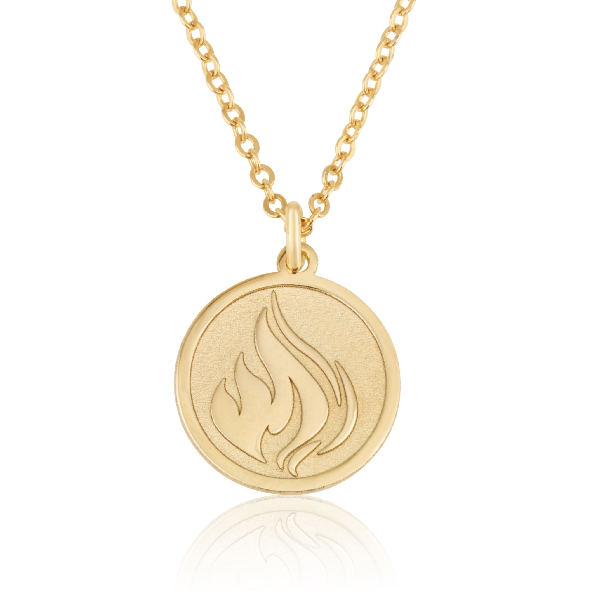 Fire Symbol Necklace La Vie Bien Fire Symbol Necklace