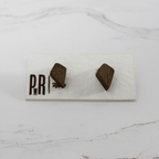 Fire Wood Stud Earrings Earrings La Vie Bien Fire Wood Stud Earrings