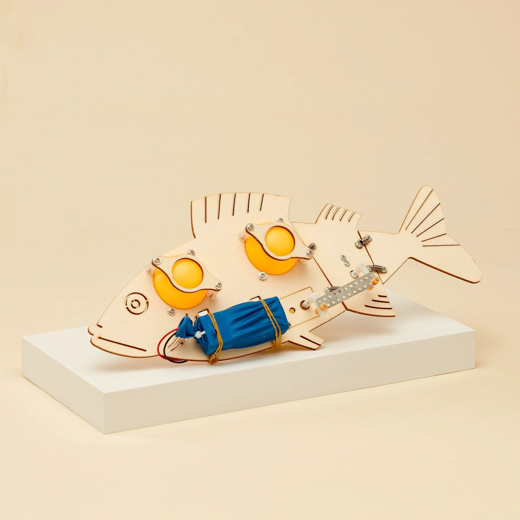 Fish Robot DIY Kit, Educational STEM Toy by Kitsville