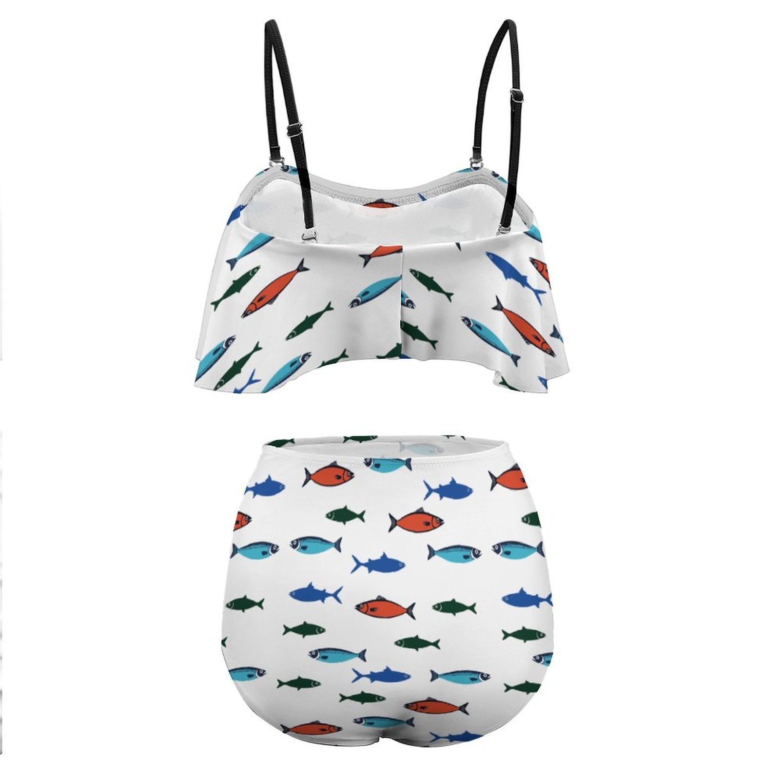 Fishy business Ruffle Tankini Swimsuit