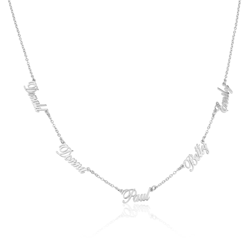 Five Name Necklace La Vie Bien Five Name Necklace