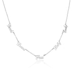 Five Name Necklace La Vie Bien Five Name Necklace