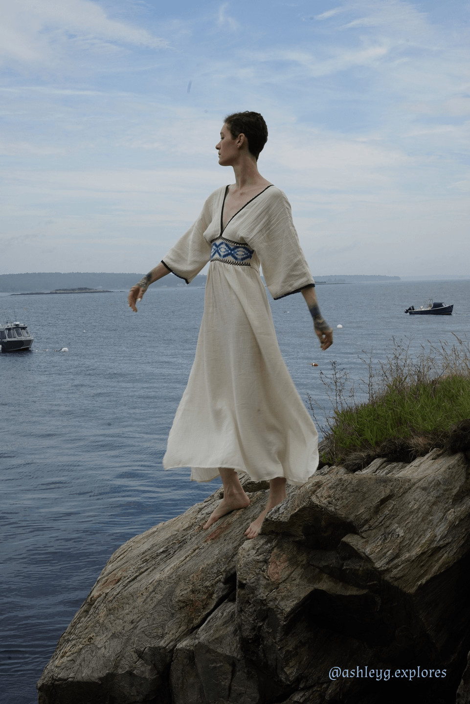 Embroidered Summer Dress