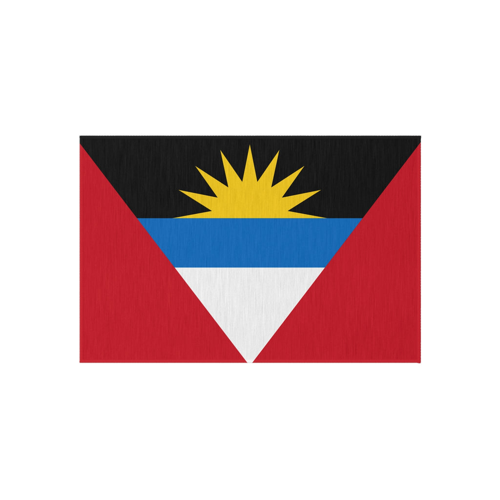 Flag Of Antigua and Barbuda Outdoor Non - Slip Door Mat | Saint John's | Antiguan Liberta | 24"x36" Home Decor La Vie Bien Flag Of Antigua and Barbuda Outdoor Non - Slip Door Mat | Saint John's | Antiguan Liberta | 24"x36"