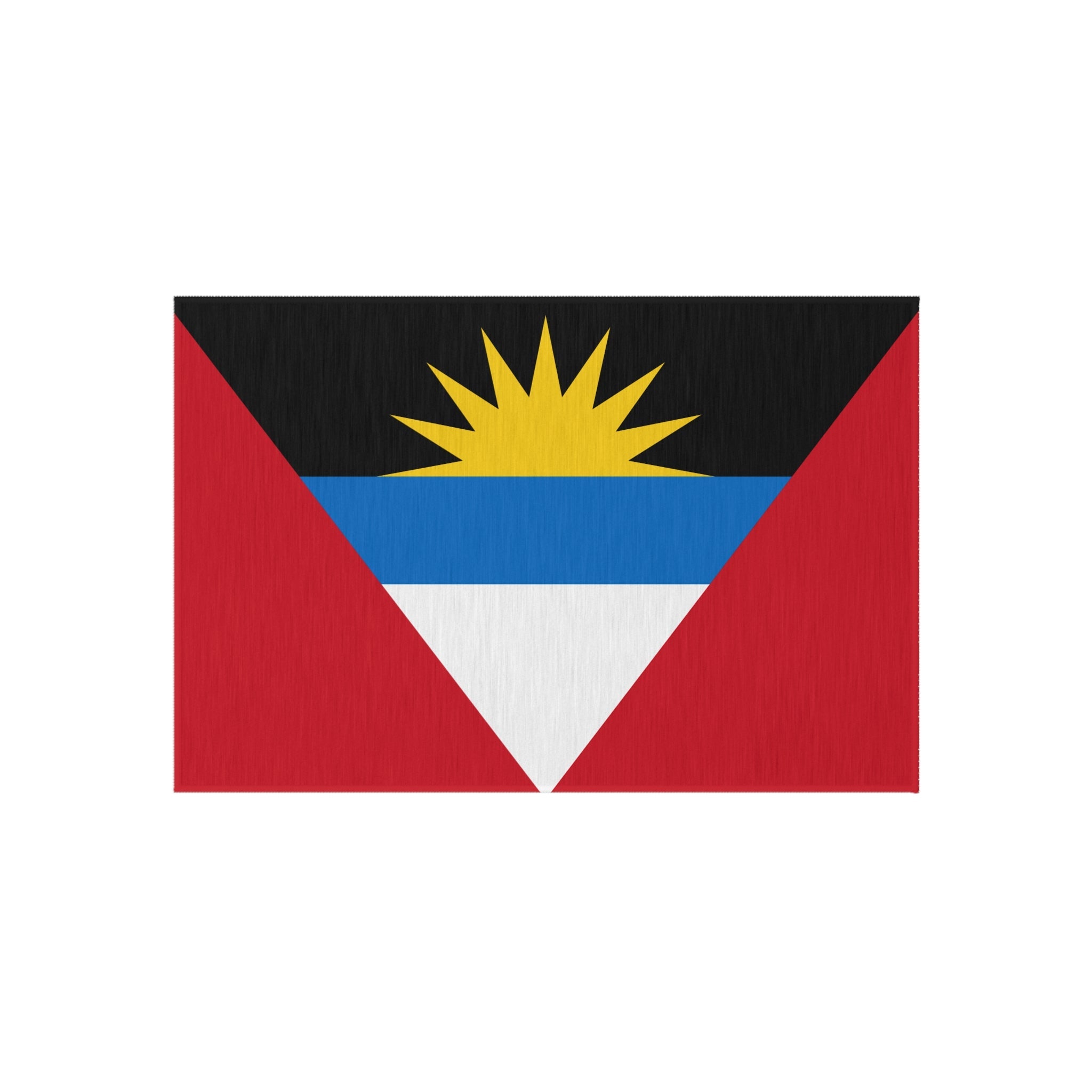 Flag Of Antigua and Barbuda Outdoor Non - Slip Door Mat | Saint John's | Antiguan Liberta | 24"x36" Home Decor La Vie Bien Flag Of Antigua and Barbuda Outdoor Non - Slip Door Mat | Saint John's | Antiguan Liberta | 24"x36"
