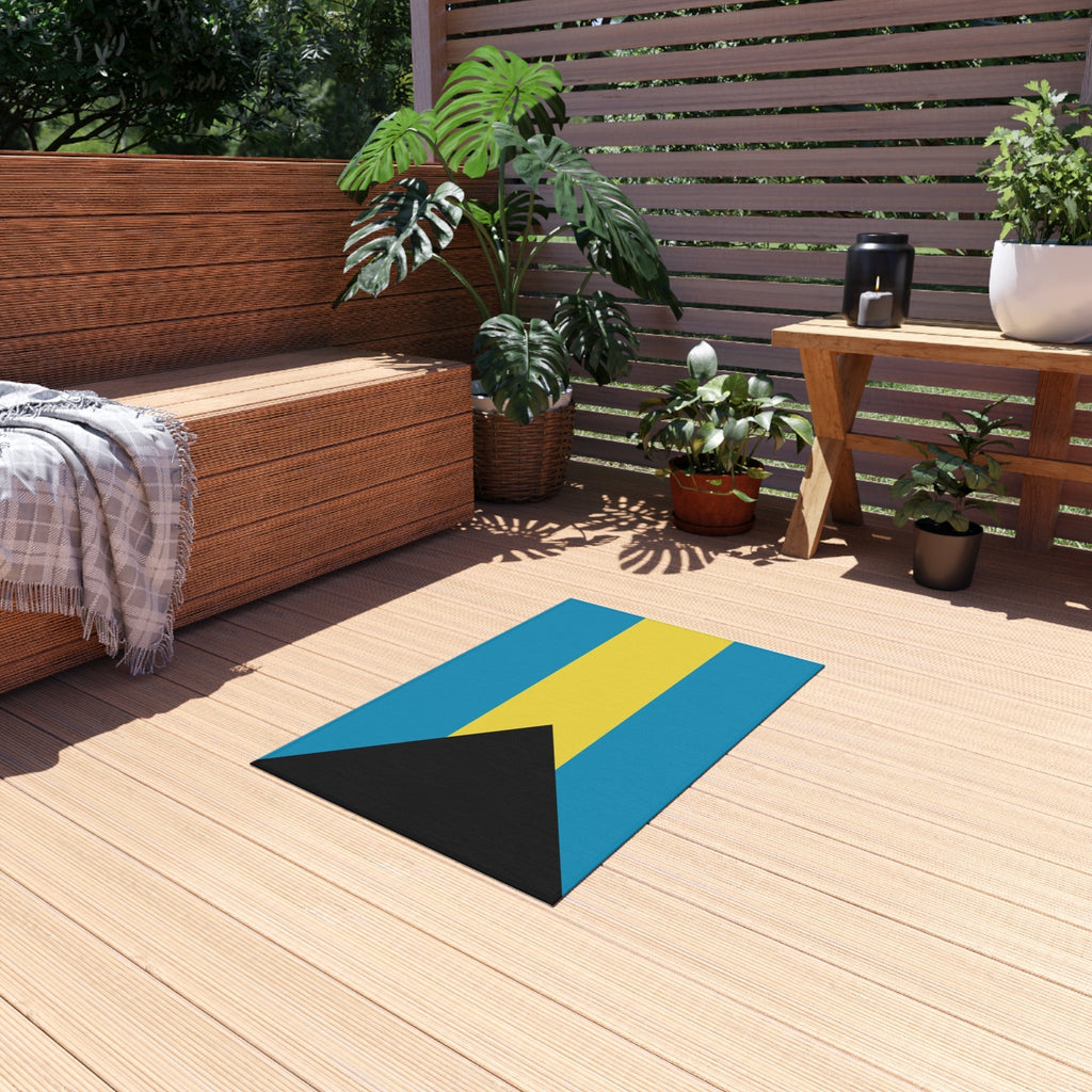 Flag Of Bahamas Outdoor Non - Slip Door Mat | Nassau | Bahamian Freeport | 24"x36" Home Decor La Vie Bien Flag Of Bahamas Outdoor Non - Slip Door Mat | Nassau | Bahamian Freeport | 24"x36"